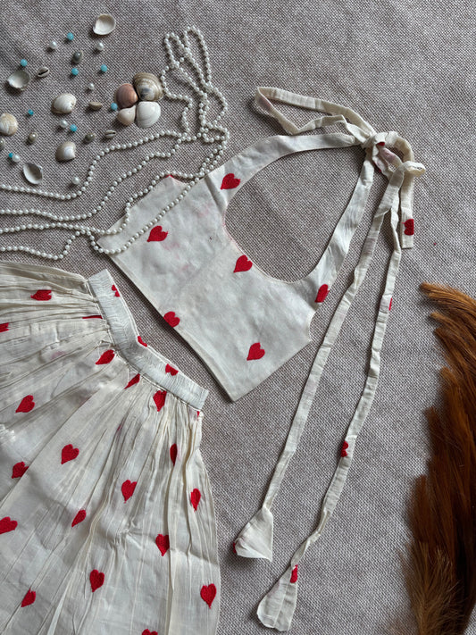 Pure Cotton Embroidery Work Skirt & Top