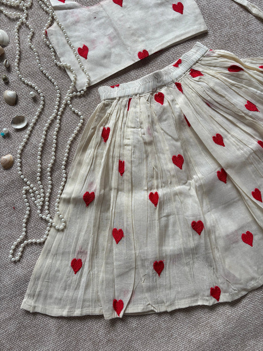 Pure Cotton Embroidery Work Skirt & Top