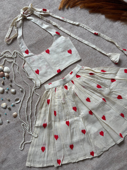 Pure Cotton Embroidery Work Skirt & Top
