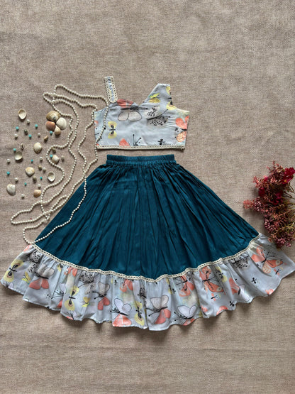 Pure Khadi Western Skirt & Top