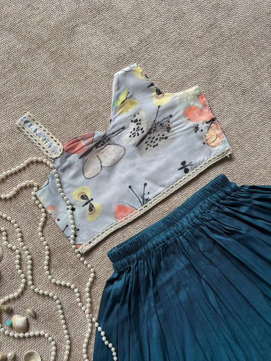 Pure Khadi Western Skirt & Top