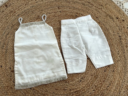 Kids’ Red Co-Ord Set with Lace Detailing