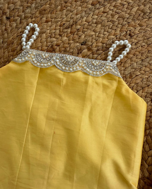 Kids’ Red Co-Ord Set with Lace Detailing