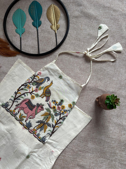 Pure Cotton Embroidery Work One Piece