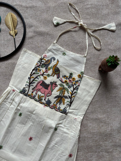 Pure Cotton Embroidery Work One Piece